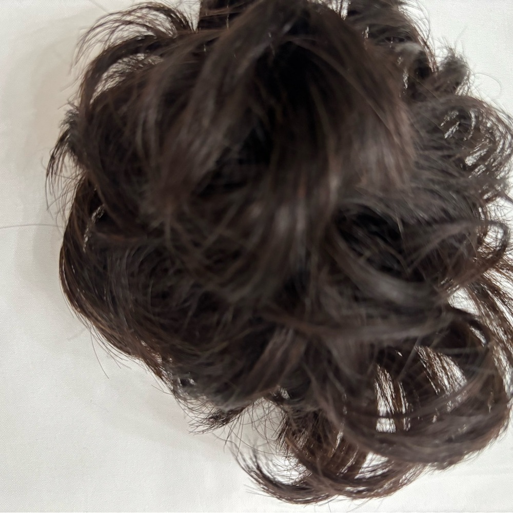 Elegant Black Hair Bun Extension